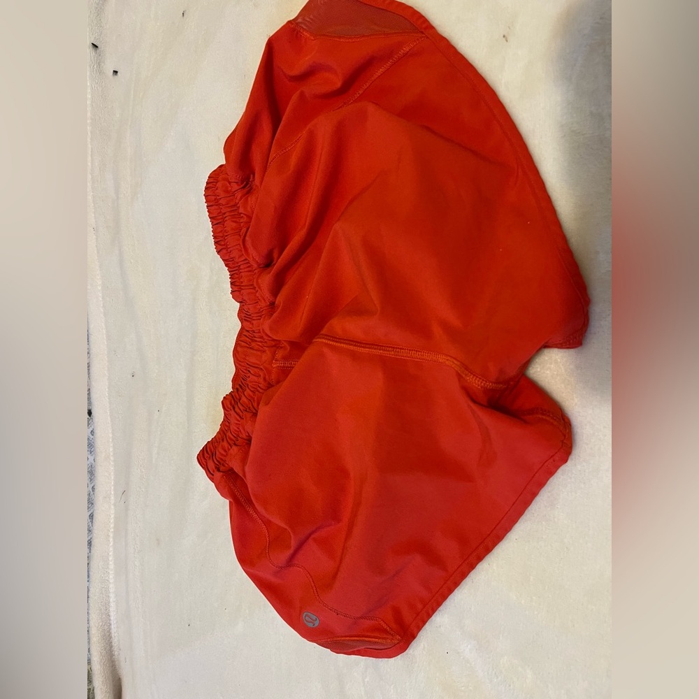 lululemon athletica Red Athletic Shorts